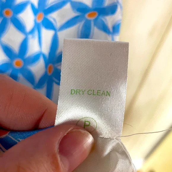 Lilly Pulitzer Dasha Coastal Blue Star Fruit Silk Ruffle Sheath Dress Sz 2 - Picture 6 of 8